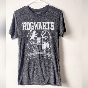 Gray Harry Potter Hogwarts T-Shirt Size Juniors Small